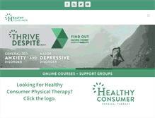 Tablet Screenshot of healthyconsumer.com